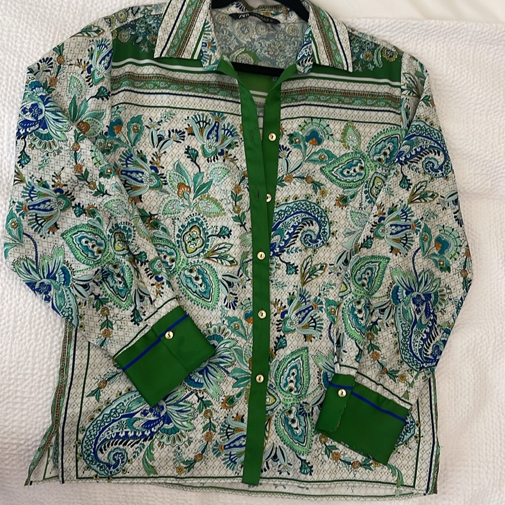 Satin like shirt